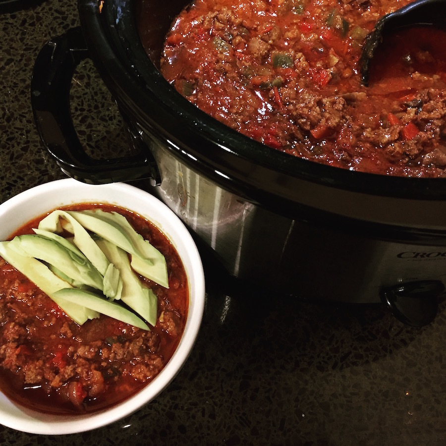 Lots o' chili.