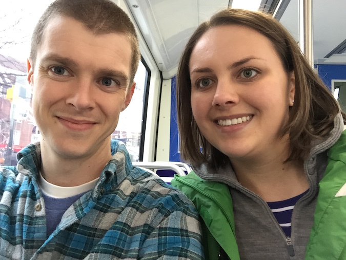 Atlanta Streetcar Selfie